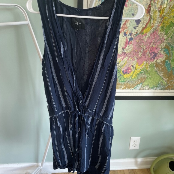 Rails navy striped romper - Picture 1 of 3